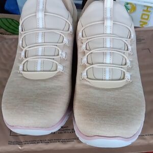 Women's Cream Sneakers